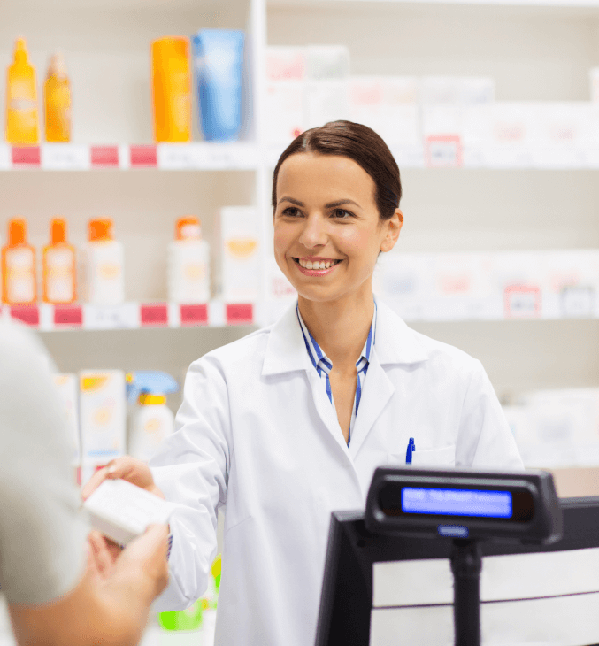 Woman who removes a piece of clothing from her wardrobe.